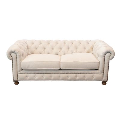 Image of Shea Coastal Linen Loveseat